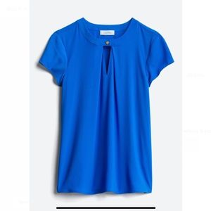 NWOT CK Dacian Keyhole Detail Blouse